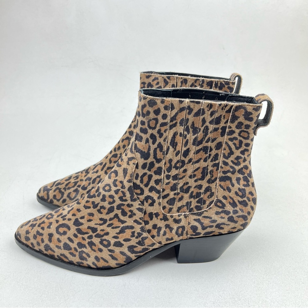 ASH Future Leopard-Print Suede Booties - Picture 5 of 10
